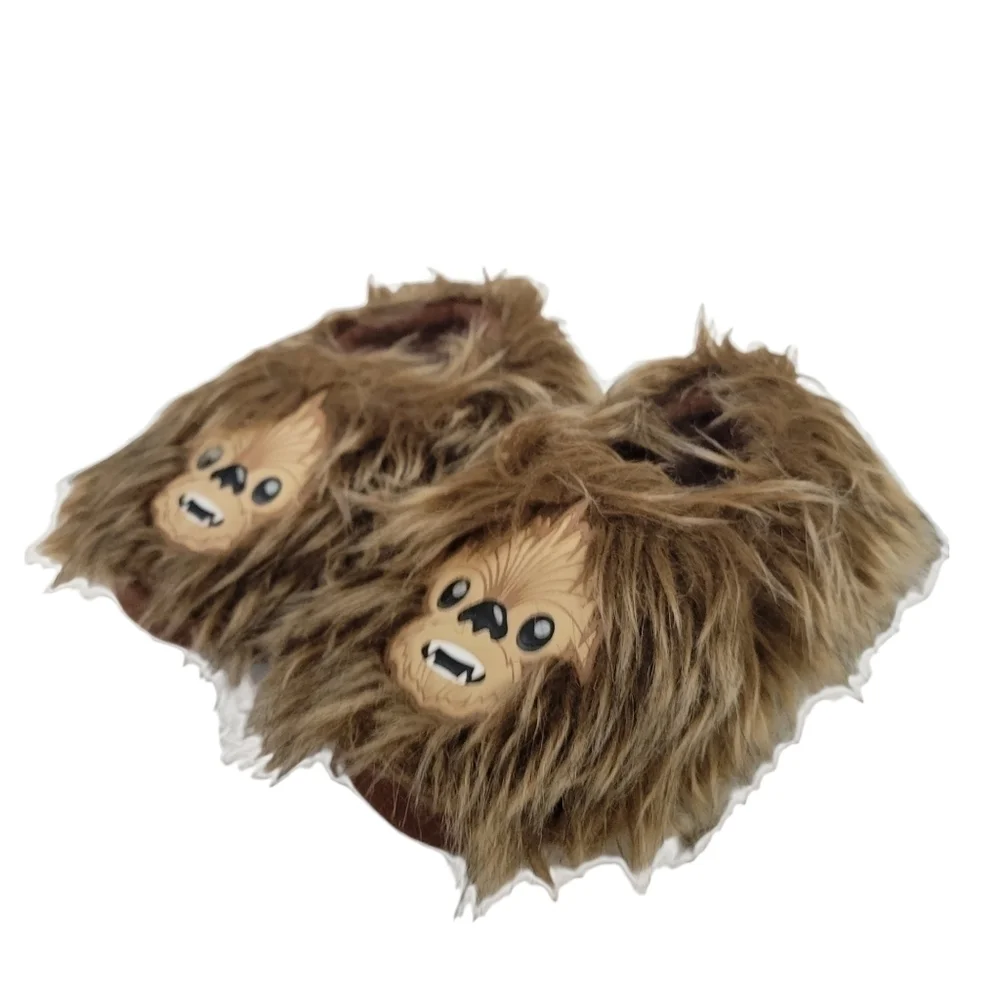 Star Wars Chewbacca Fuzzy Slippers 9/10